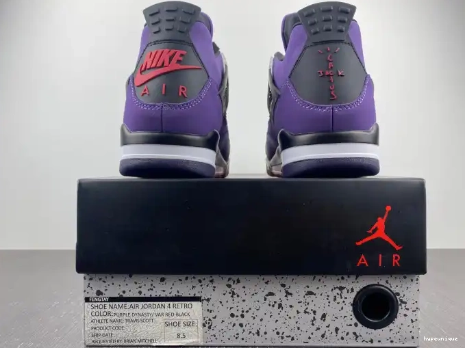 HYPE Jordan Travis (Friends LN4 4 Scott Retro Family) Purple and 766296 0605